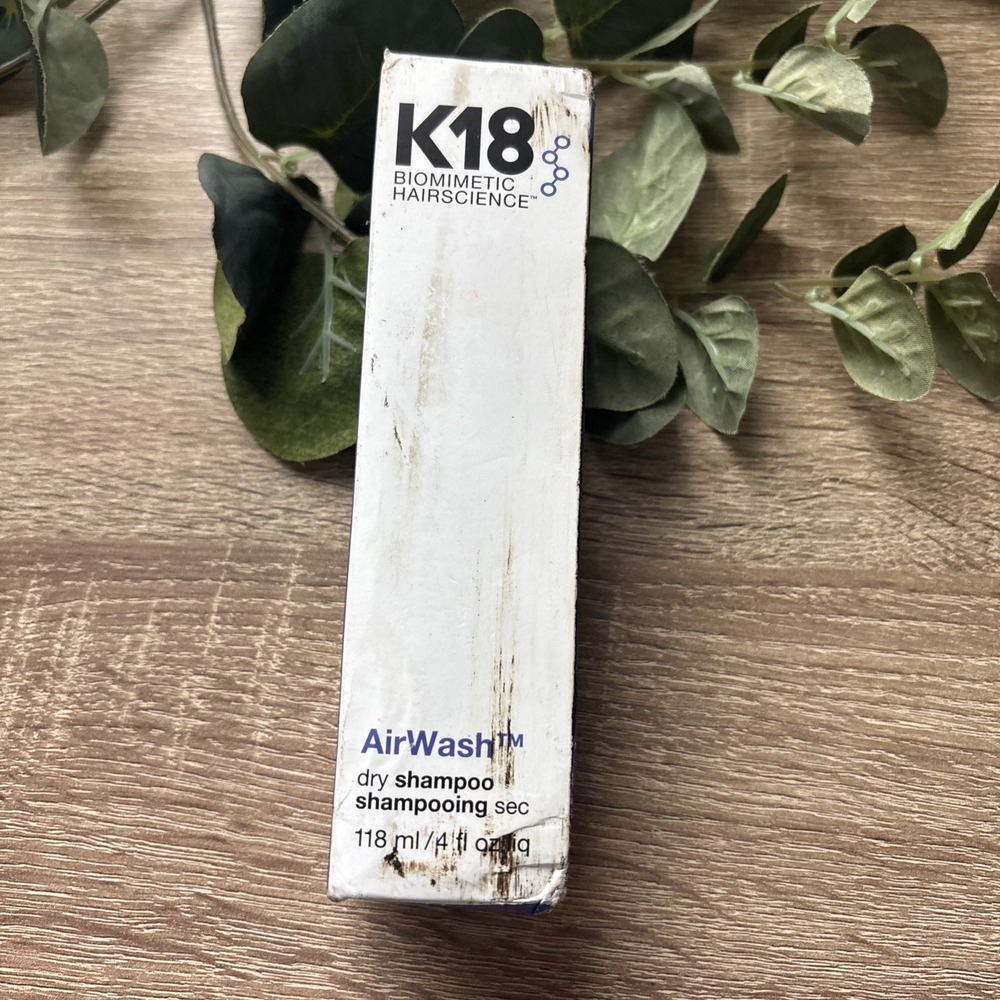 K18 Air Wash Dry Shampoo 4oz New in Box